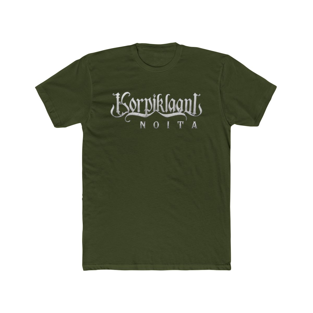 Band Tees × Vintage Korpiklaani Noita Merch Album Tee 2015 rock tee band folk - alternate angle 4, merchandise